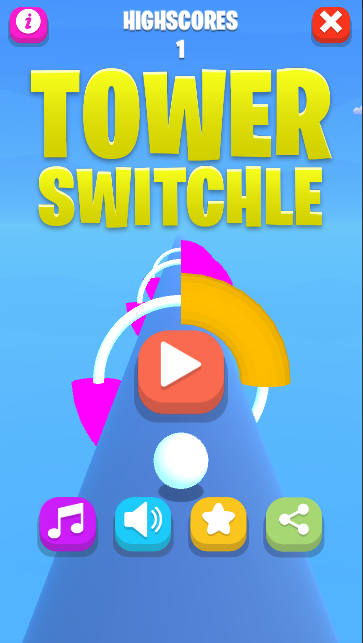 TOWER SWITCHLE UNITY3D + ADMOB + HYPER CASUAL + LATEST API SUPPORT screenshot 3
