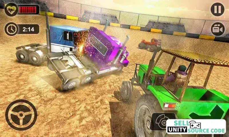 Tractor Pull Transporter 3D SellUnitySourceCode 