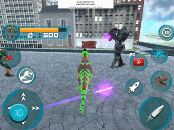 Trex Robot Transformation Unity Game screenshot 3