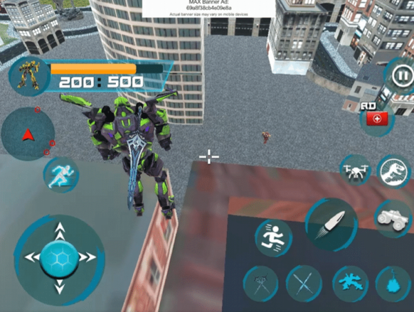 Trex Robot Transformation Unity Game screenshot 6