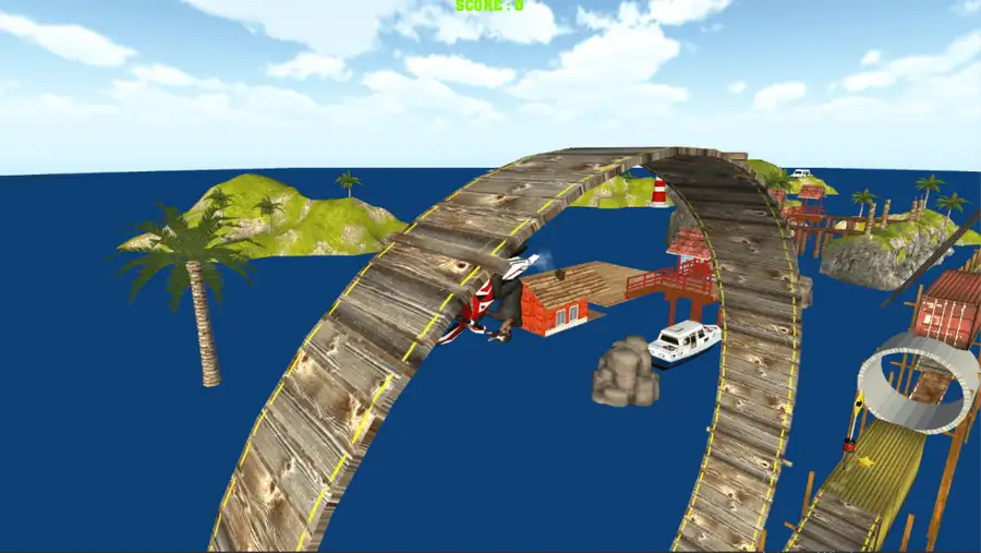 Tricky Bike Trail Stunts : Bike Racing Games 64BIT SellUnitySourceCode screenshot 2