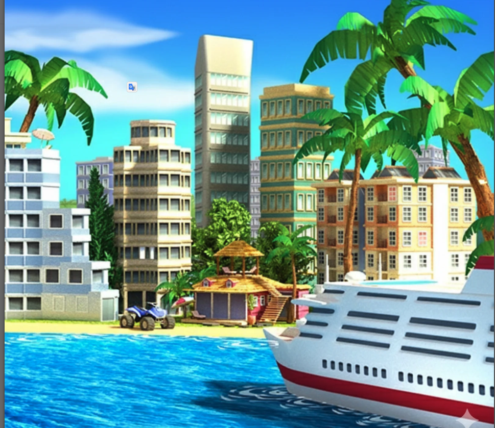 Tropic Paradise Sim: Town Building screenshot 2
