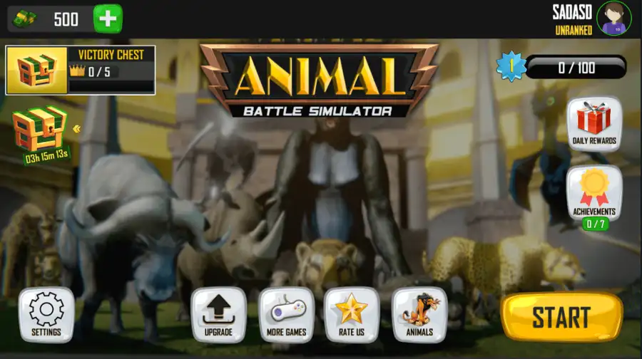 Ultimate Wild Animal FightingBattle Simulator – SellUnitySourceCode.com screenshot 4