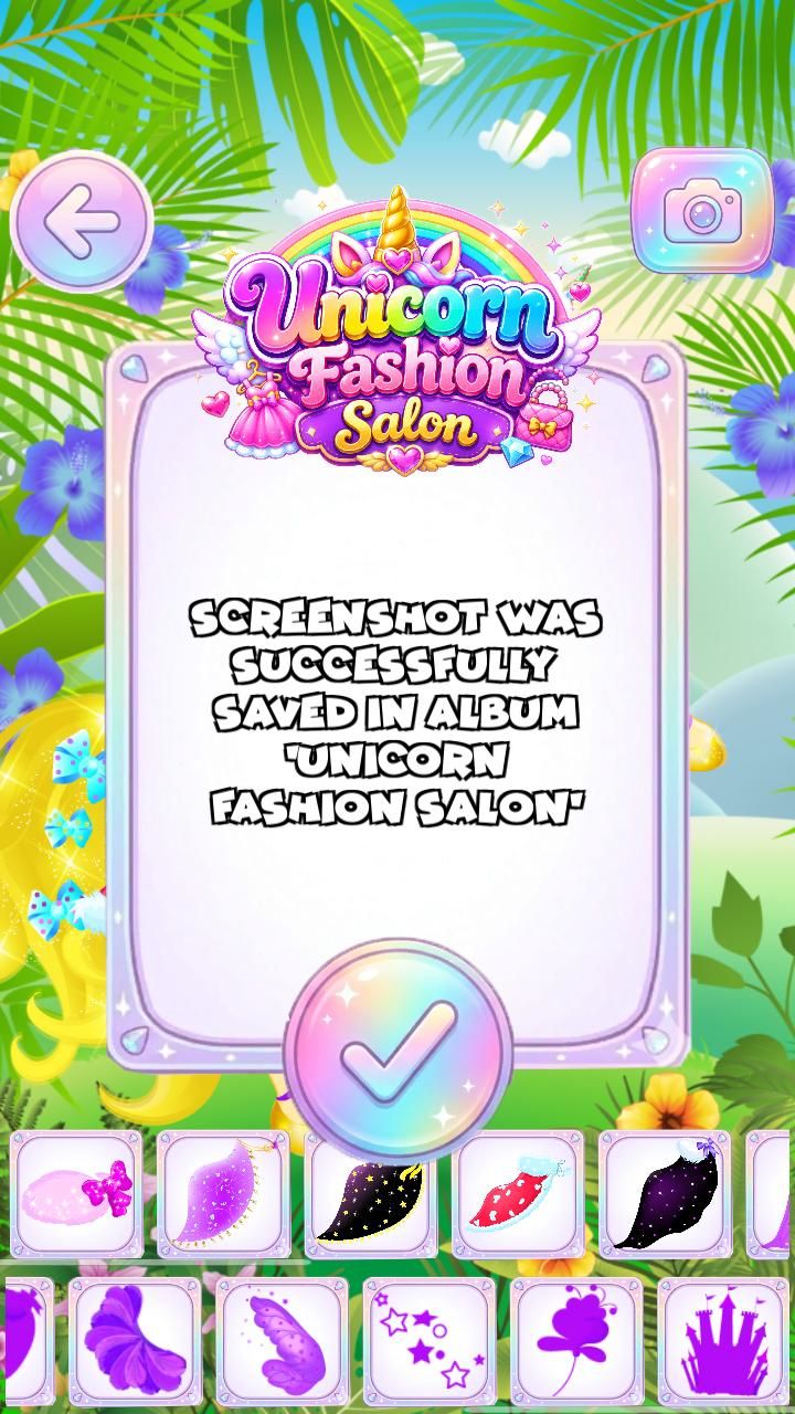 Unicorn Fashion Salon - Unity Source Code screenshot 5