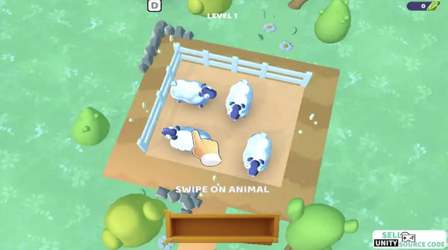 Unity game template -Merge sheep puzzle 3d SellUnitySourceCode screenshot 4
