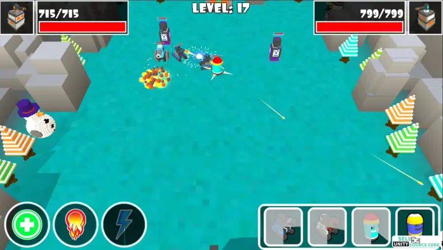 Unity Game Template – Tankie Battleground SellUnitySourceCode screenshot 2