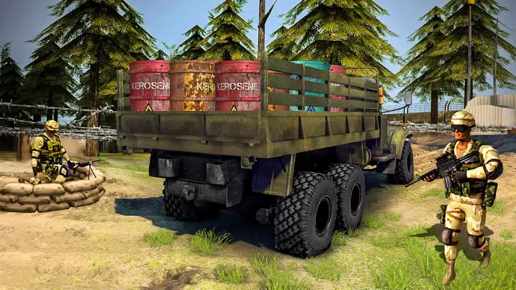 Us Army Truck: Offroad Military Transport Sim SellUnitySourceCode screenshot 4