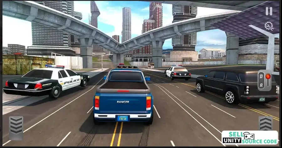US Police Cop Duty - Police Car Simulator 2019 SellUnitySourceCode  screenshot 4