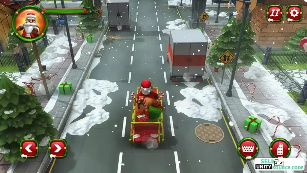 Virtual Santa: Gift Delivery Game – SellUnitySourceCode screenshot 5