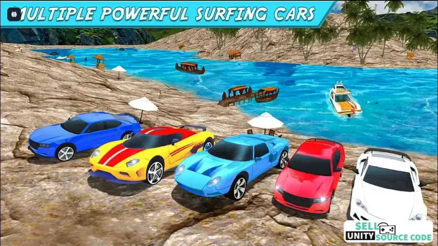 Water Surfer Car Race 2018 SellUnitySourceCode 