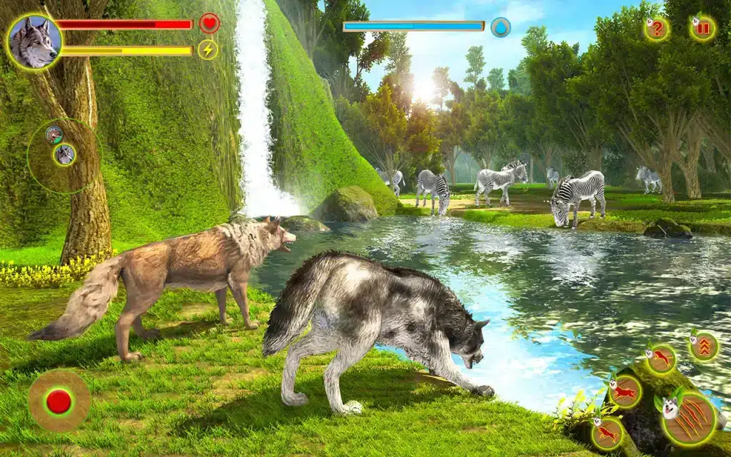 Wolf Simulator Attack Games 3D SellUnitySourceCode screenshot 5