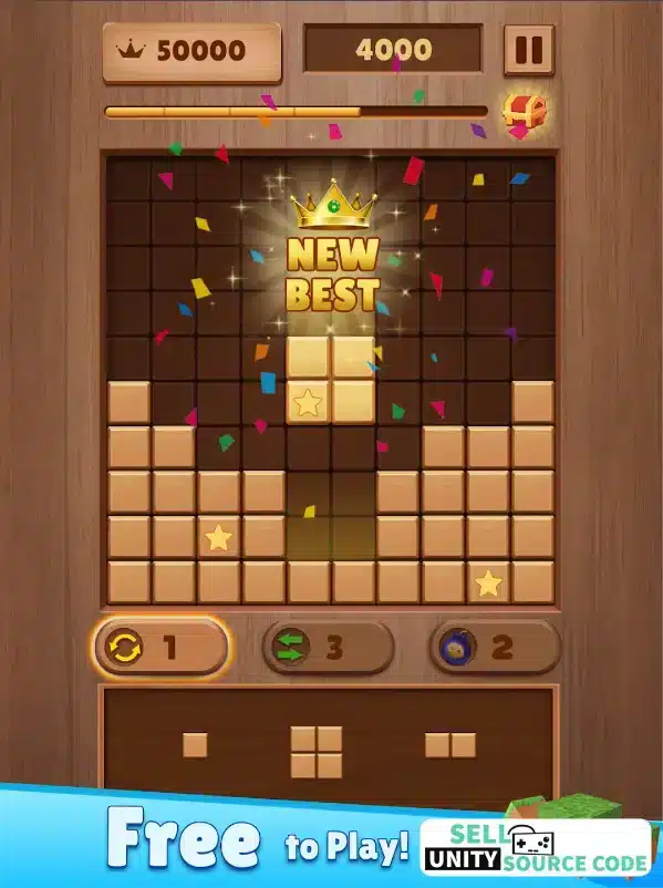 Wood Block Puzzle 27 dec SellUnitySourceCode screenshot 4