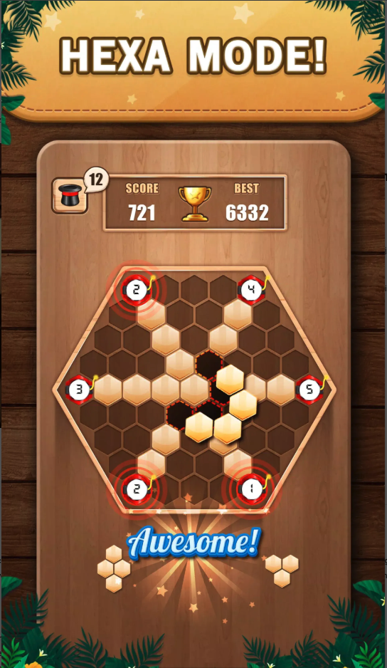 Wooden 100 Block Puzzle Game screenshot 3