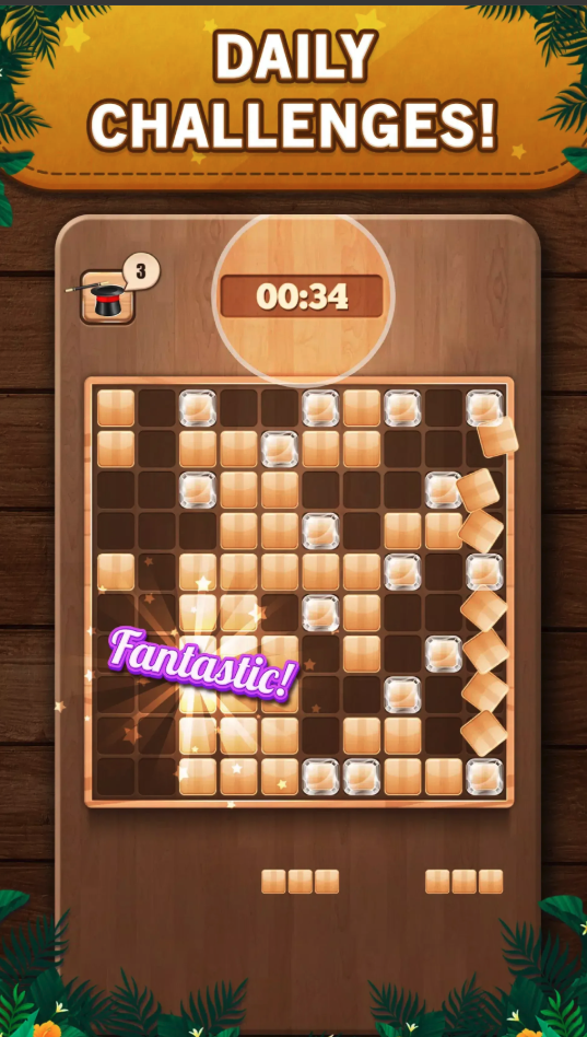 Wooden 100 Block Puzzle Game screenshot 7