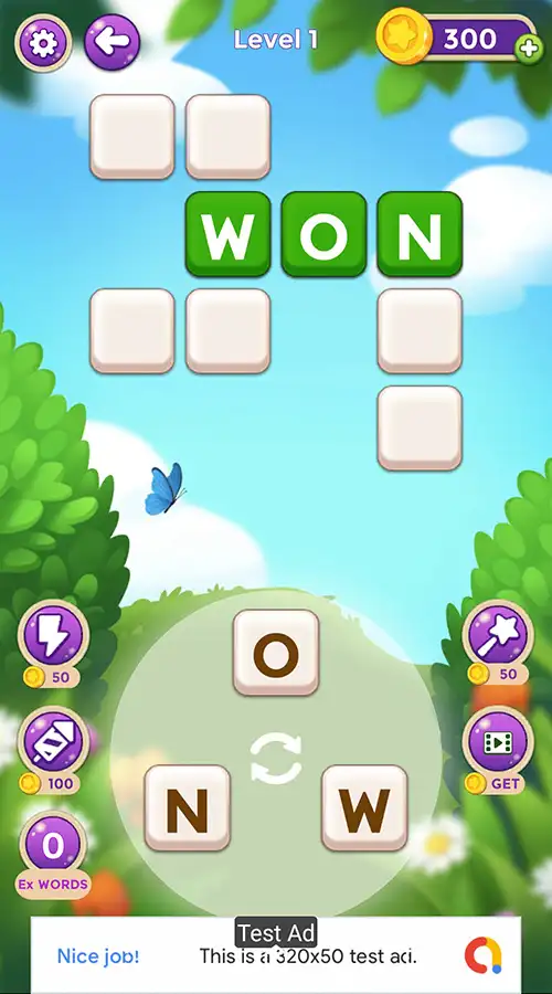 Word Cross - Unity Template Project SellUnitySourceCode  screenshot 3