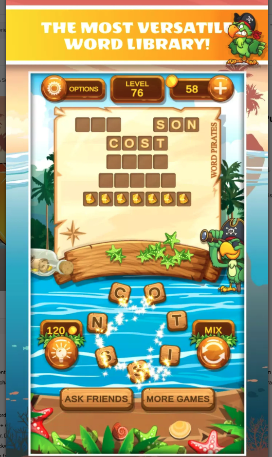 Word Pirates: Swipe &amp; Solve Puzzle screenshot 7