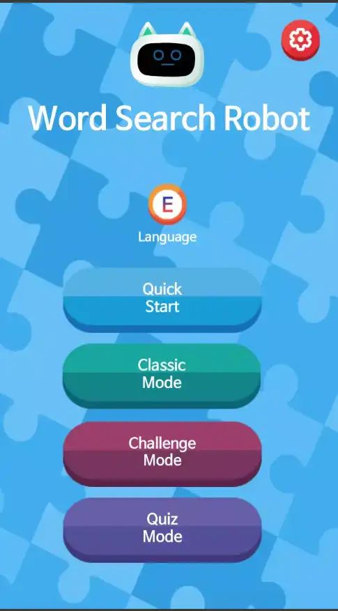 Word Search Robot Word Puzzle screenshot 3