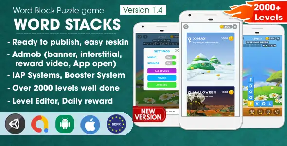 Word Stacks – Unity Template Project screenshot 2