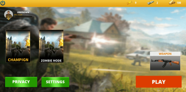 World of War- FPS Army Unity Game Code screenshot 3