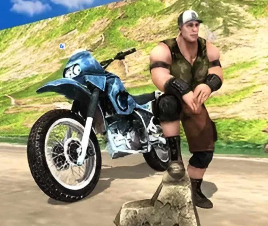 Wrestlers Bike Race screenshot 2