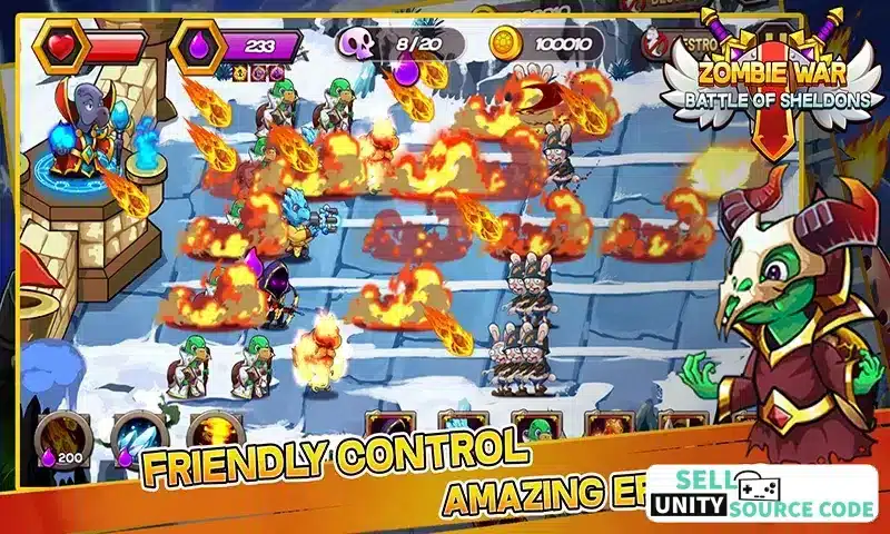 Zombie Wars - Battle Of Sheldon SellUnitySourceCode screenshot 3